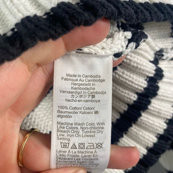 Jcrew Heritage cotton rollneck striped sweater - Picture 4 of 6